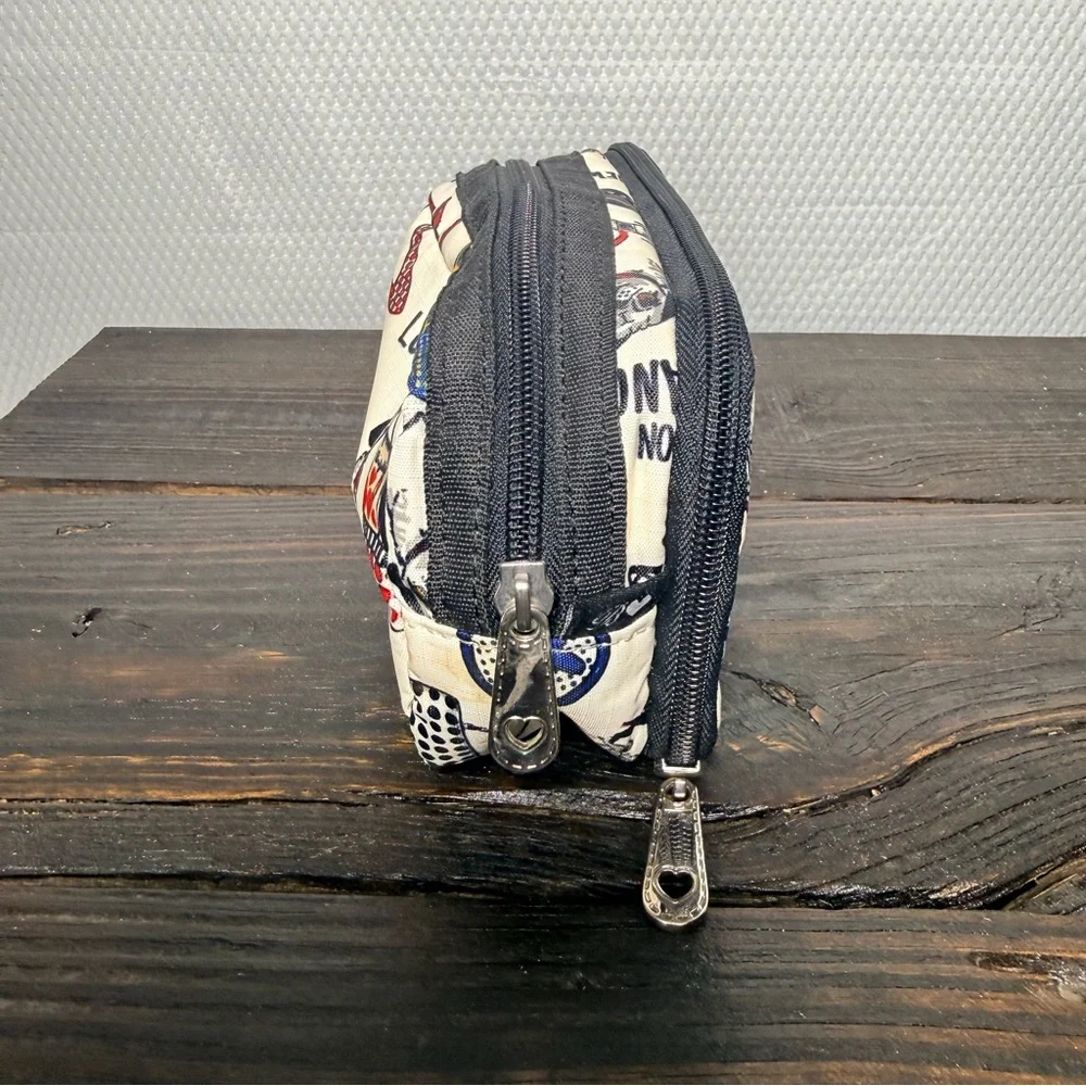 Brighton Stylish Travel-Themed Cosmetic Bag